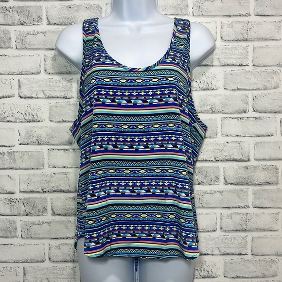 Francesco Collection Racerback Tank Top Medium - Picture 1 of 6